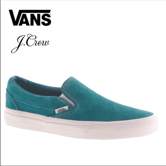 Vans Shoes - 🌸SALE🌸 Vans Suede Classic Slip-Ons, Spicy Jade